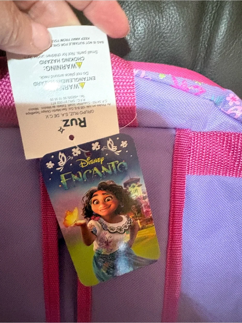 Disney Encanto Backpack - Purple, Pink & Blue